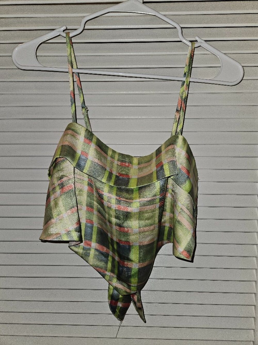 Silk Tie-Back Shirt